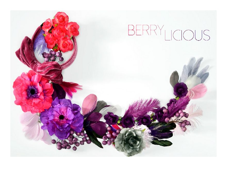 Berrylicious w istnie apetycznych kolorach to rodzaj boho i hippie
