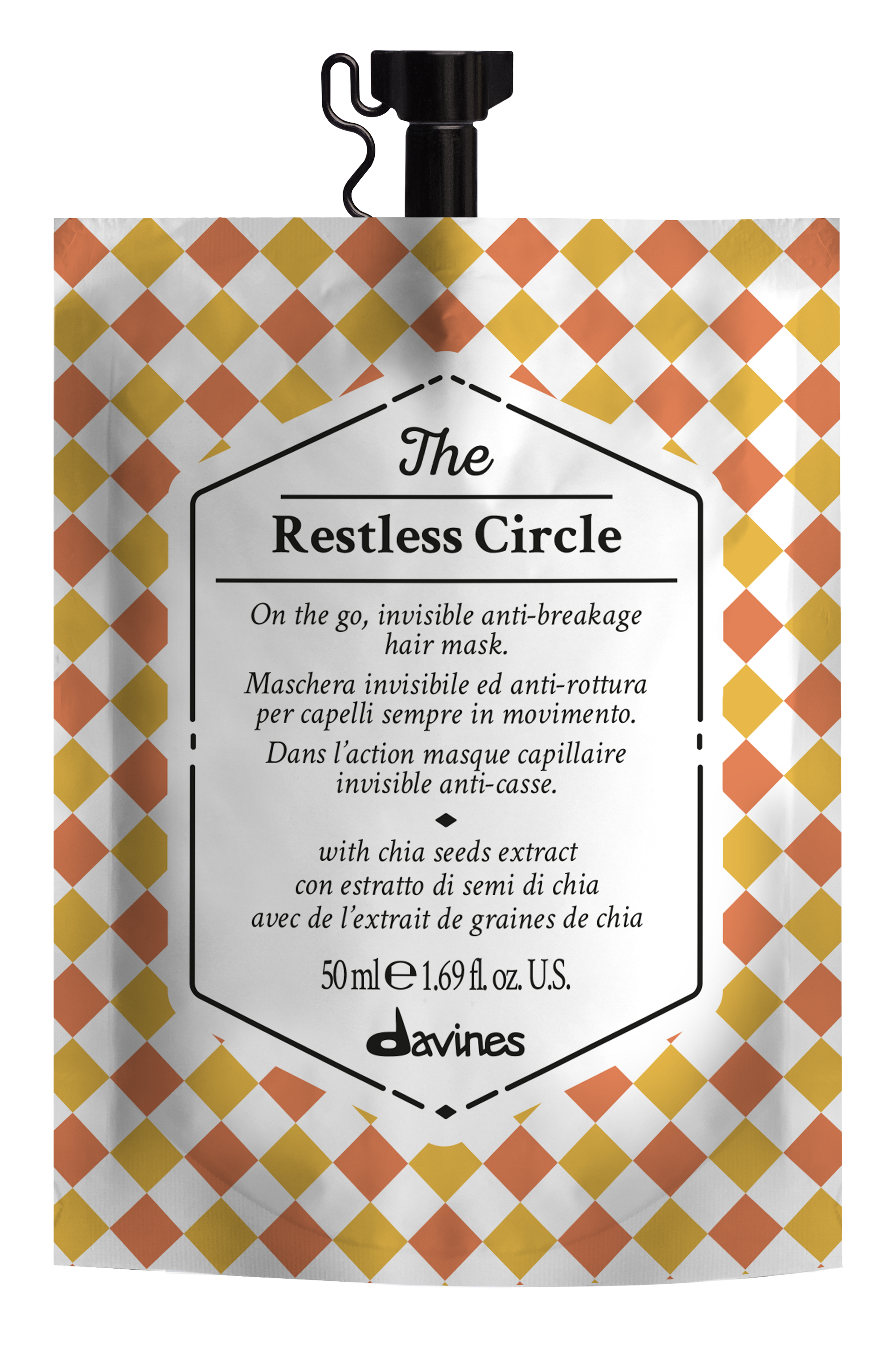 Davines The Restless Circle – maska przeciw łamaniu się włosów